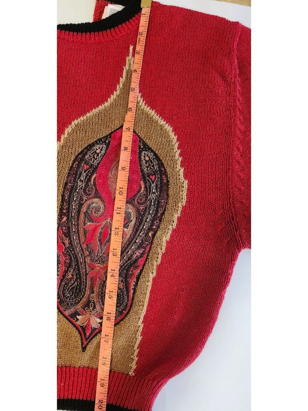 UMI Collections by Anne Crimmins Knit Pullover Medium Hong Kong Vintage - Picture 6 of 12